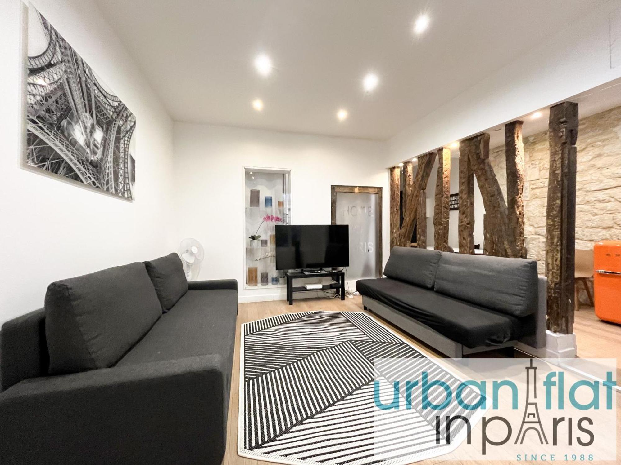 Urban Flat 52 - Charming 2 Bdr Flat In Center Of Appartement Parijs